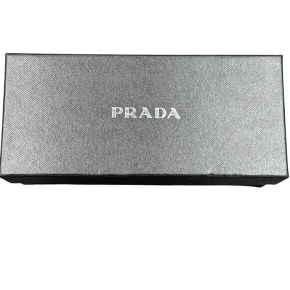 NEW Prada Rectangular Black Acetate Sunglasses (PRXX050) - Picture 5 of 6